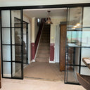 Loft Line – Double Sliding Glass Doors with Two Side Panels – PMF - CreoGlass®