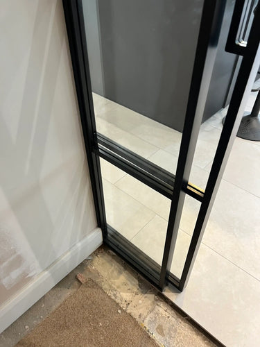 Loft Line – Double Sliding Glass Doors with Two Side Panels – PMF - CreoGlass®