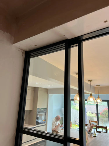 Loft Line – Double Sliding Glass Doors with Two Side Panels – PMF - CreoGlass®