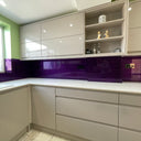 100% Luxury - Purple Haze Splashback - Bespoke - CreoGlass®