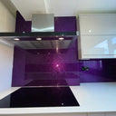 100% Luxury - Purple Haze Splashback - Bespoke - CreoGlass®