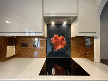 Deep Bronze - Mica Splashback - Bespoke - CreoGlass®
