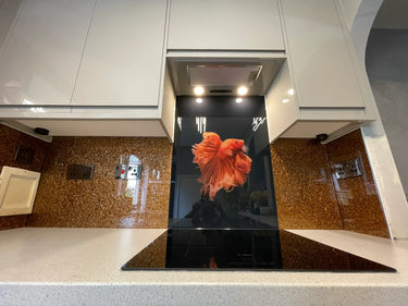 Deep Bronze - Mica Splashback - Bespoke - CreoGlass®