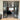 Modern double black metal frame glass doors with two side panels separating living rooms