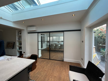 Deco Grid – Double Sliding Glass Doors – PMF - CreoGlass®