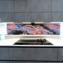 Quantum Flare – Abstract Printed Splashback – Bespoke - CreoGlass®