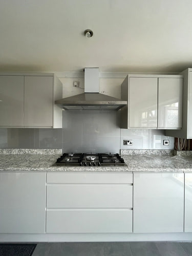 Smoke Grey - Metallic Splashback - Bespoke - CreoGlass®