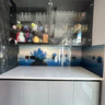 Lotus Bloom Printed Glass Splashback – Bespoke - CreoGlass®