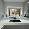 Zen Stones & Lotus – Printed Glass Splashback – Bespoke - CreoGlass®