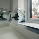 Zen Stones & Lotus – Printed Glass Splashback – Bespoke - CreoGlass®