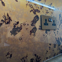Amber and Black Marble - Textured Splashback - Bespoke - CreoGlass®