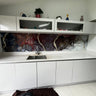 Volcanic Drift – Abstract Printed Splashback – Bespoke - CreoGlass®