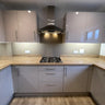 Mink Beige Colour Glass Splashback – Bespoke - CreoGlass®