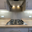 Mink Beige Colour Glass Splashback – Bespoke - CreoGlass®