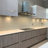 Dove Grey Colour Glass Splashback - Bespoke - CreoGlass®