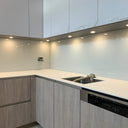 Dove Grey Colour Glass Splashback - Bespoke - CreoGlass®