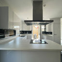 Black - Mirror Striped Splashback - Bespoke - CreoGlass®