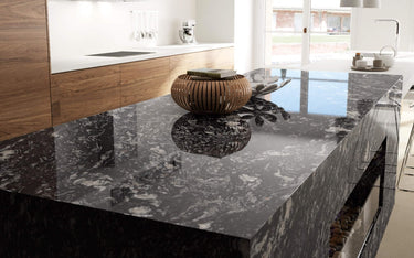 Indian Black 10mm Granite Worktop - CreoGlass®