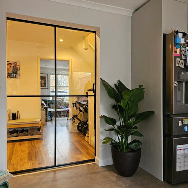 Urban Grid – Single Sliding Glass Door – PMF - CreoGlass®