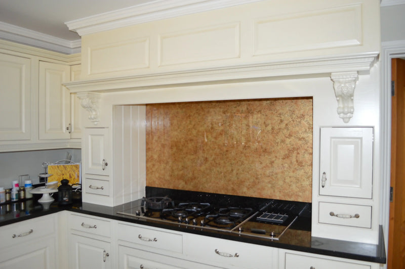 Burnished Copper - Italian Splashback - Bespoke - CreoGlass®