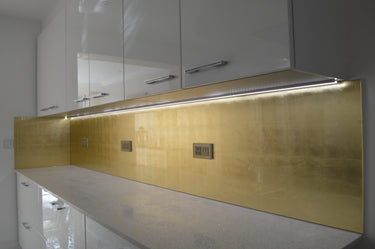 Champagne Gold - Italian Splashback - Bespoke - CreoGlass®