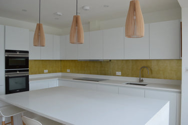 Champagne Gold - Italian Splashback - Bespoke - CreoGlass®