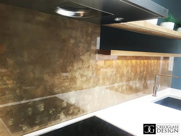 Golden Veil - Italian Splashback - Bespoke - CreoGlass®