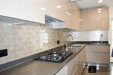 Golden Siena - Italian Splashback - Bespoke - CreoGlass®