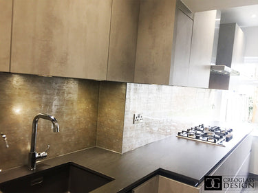 Champagne Beige - Italian Splashback - Bespoke - CreoGlass®