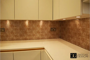 Burnt Umber - Italian Splashback - Bespoke - CreoGlass®
