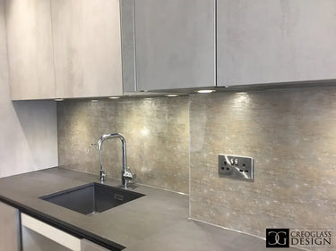 Champagne Beige - Italian Splashback - Bespoke - CreoGlass®