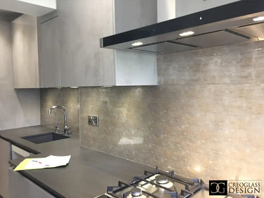 Champagne Beige - Italian Splashback - Bespoke - CreoGlass®