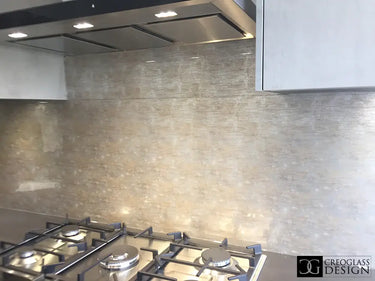 Champagne Beige - Italian Splashback - Bespoke - CreoGlass®