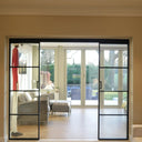 Vista Grid – Double Sliding Glass Door with Two Side Panels – PMF - CreoGlass®