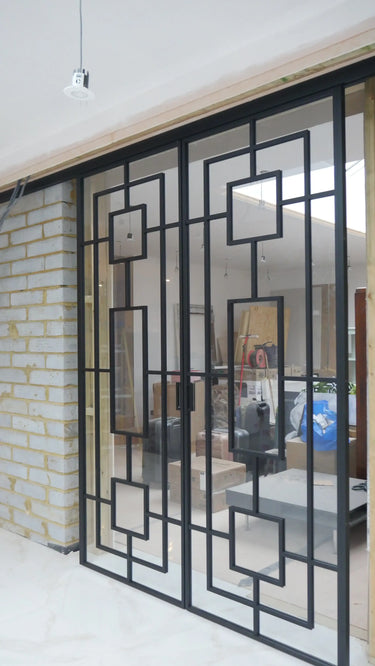 Geo Line – Double Sliding Glass Doors – PMF - CreoGlass®