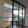 Vista Grid – Double Sliding Glass Door with Two Side Panels – PMF - CreoGlass®