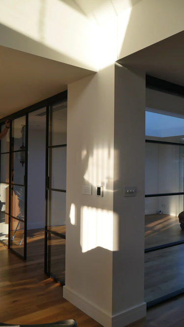 Vista Grid – Double Sliding Glass Door with Two Side Panels – PMF - CreoGlass®