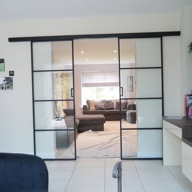Loft Line – Double Sliding Glass Doors – PMF - CreoGlass®