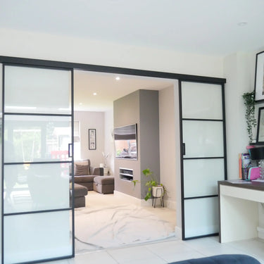 Loft Line – Double Sliding Glass Doors – PMF - CreoGlass®