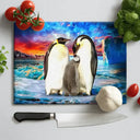 Penguin Family DIY Splashback and Chopping Board - Bundle - CreoGlass®