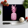 Pink Pineapple Glass Chopping Board and Placemat - CreoGlass®