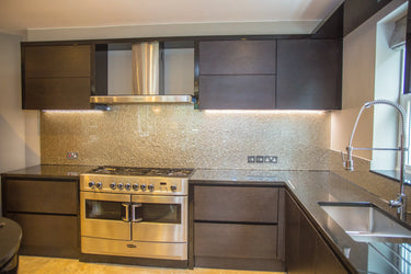 Deep Silver - Mica Splashback - Bespoke - CreoGlass®