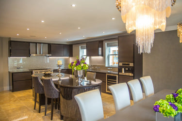 Deep Silver - Mica Splashback - Bespoke - CreoGlass®