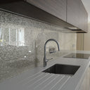Deep Silver - Mica Splashback - Bespoke - CreoGlass®