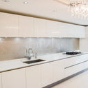 Deep Silver - Mica Splashback - Bespoke - CreoGlass®