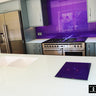 Pure White 10mm Glossy Glass Worktop - CreoGlass®