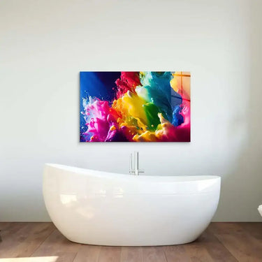 Rainbow Splash Glass Wall Art - DIY - CreoGlass®