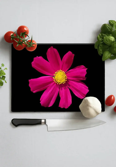 Red Daisy DIY Splashback and Chopping Board - Bundle - CreoGlass®