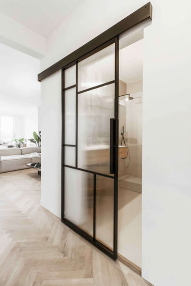 Frost Edge – Single Sliding Glass Door – internal steel and glass door, photo 1