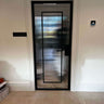 Radiant Frame – Single Hinged Door with Knob and Frame – internal steel and glass door, photo 1